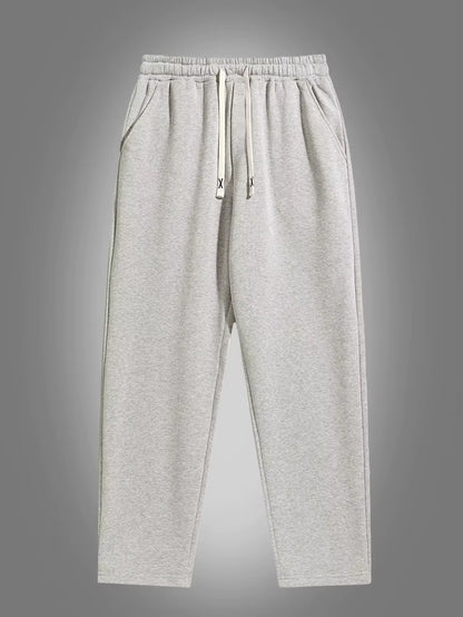 Men'S Solid Color Straight Leg Jogging Pants, Suitable for Casual Sports Such as Running, Gym, and Outdoor Activities